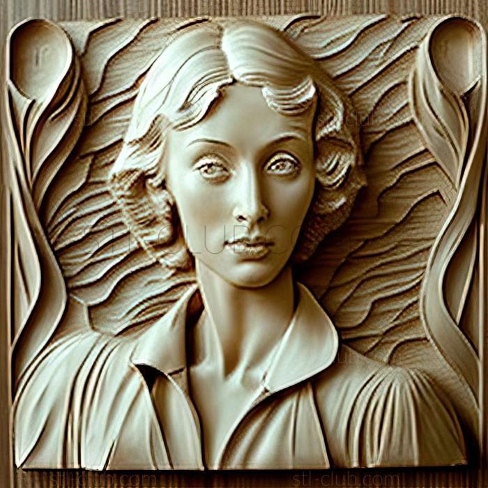 3D model Cindy Sherman American artist (STL)